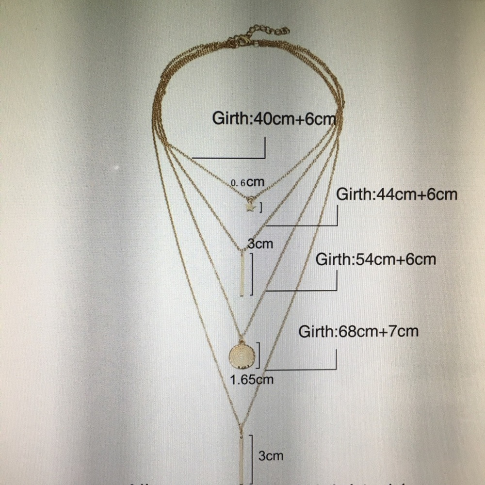 Fashion Multi Layer Necklace - Picture 2 of 2